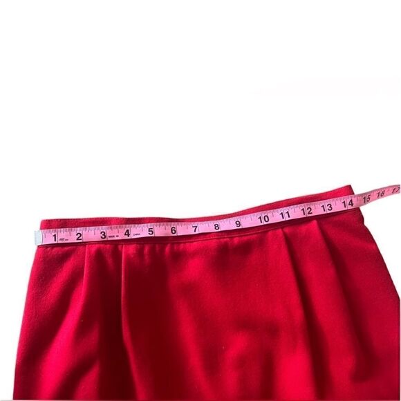 VTG | Talbots | Red Blazer and Skirt Suit 2 Piece - Picture 15 of 16